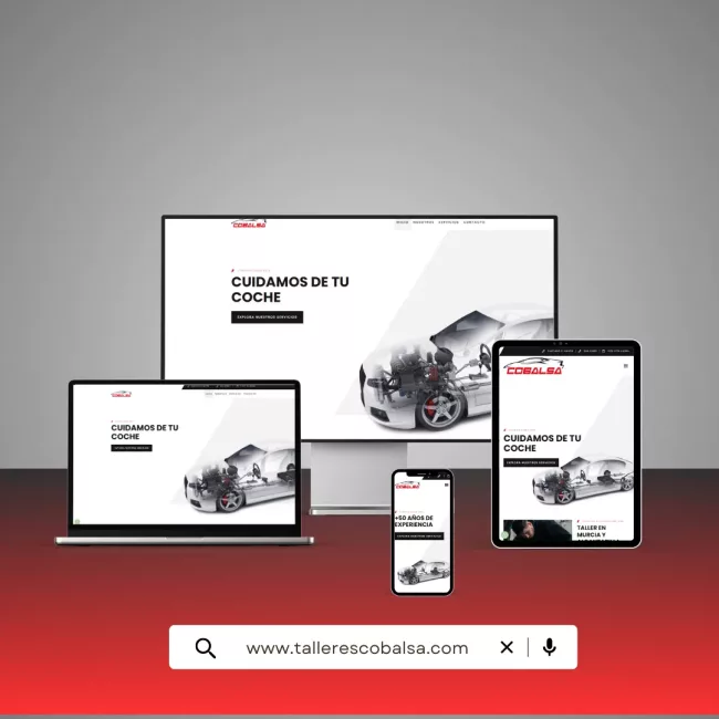 Diseño Web - Talleres Cobalsa 2023 by Crealogic