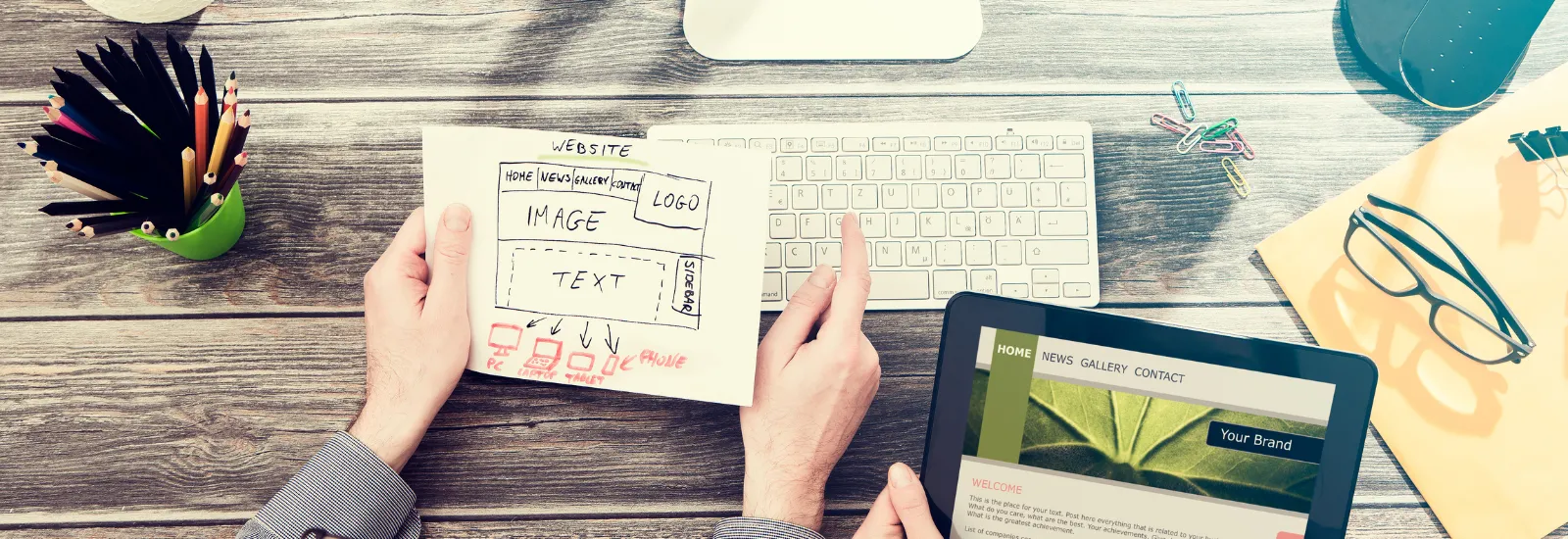 Diseño web responsive para una experiencia de usuario óptima en dispositivos móviles y de escritorio.