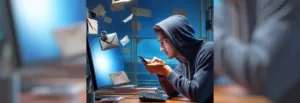 Cómo Prevenir el Phishing: Hacker atacando.