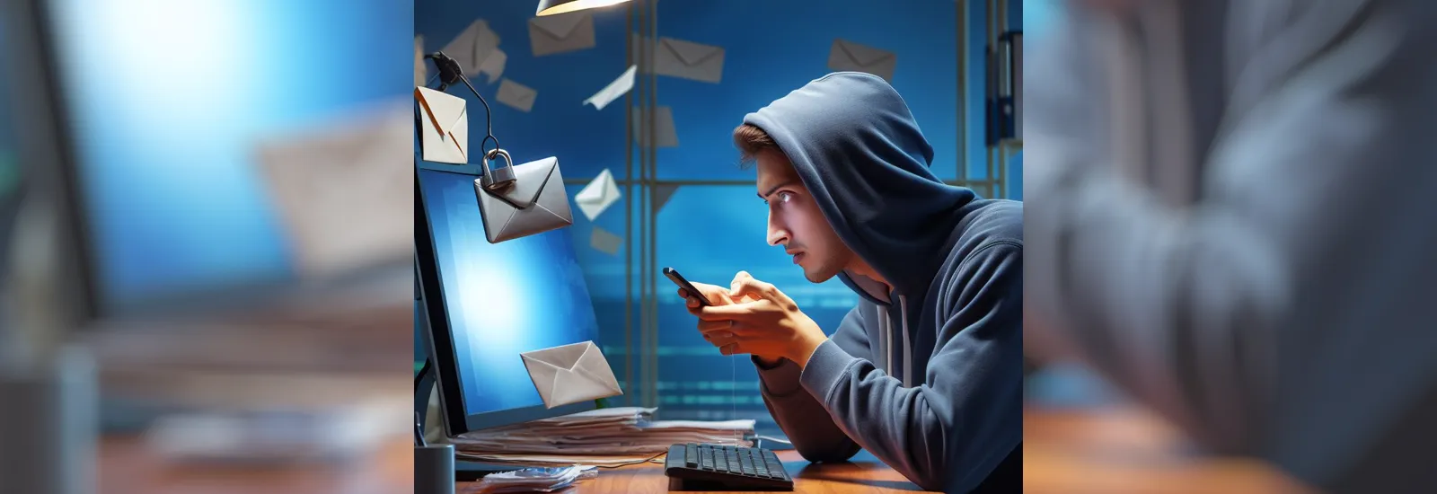 Cómo Prevenir el Phishing: Hacker atacando.