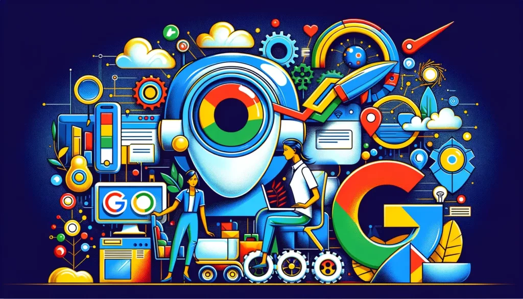 Portada de artículo Crealogic DM sobre Tendencias de SEO en 2024 con enfoque en innovación digital y marketing