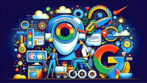 Portada de artículo Crealogic DM sobre Tendencias de SEO en 2024 con enfoque en innovación digital y marketing