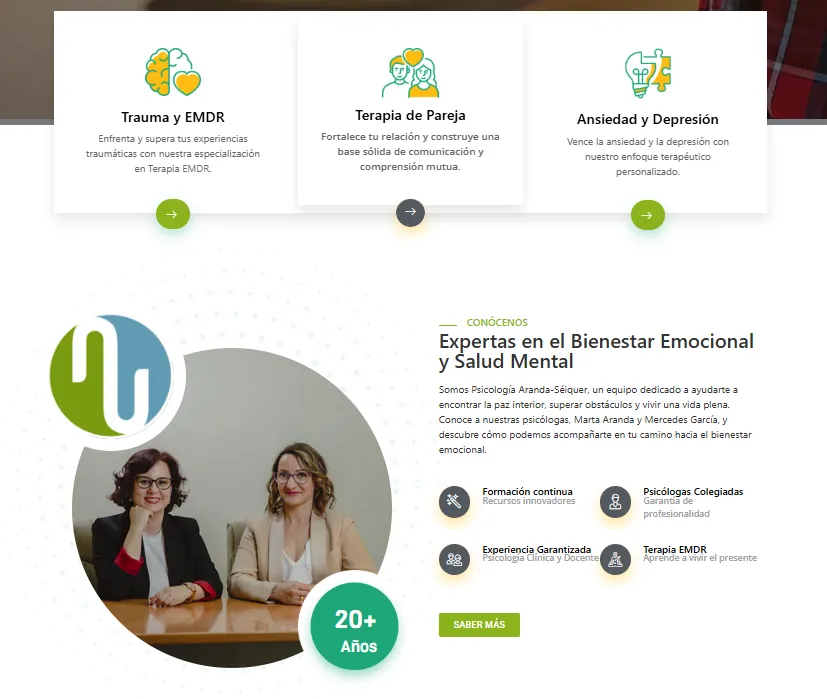 Aranda-Seiquer Psicología – Web 2025