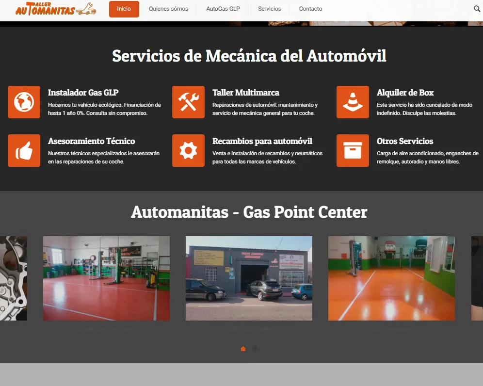 Automanitas – Web corporativa Crealogic 2016