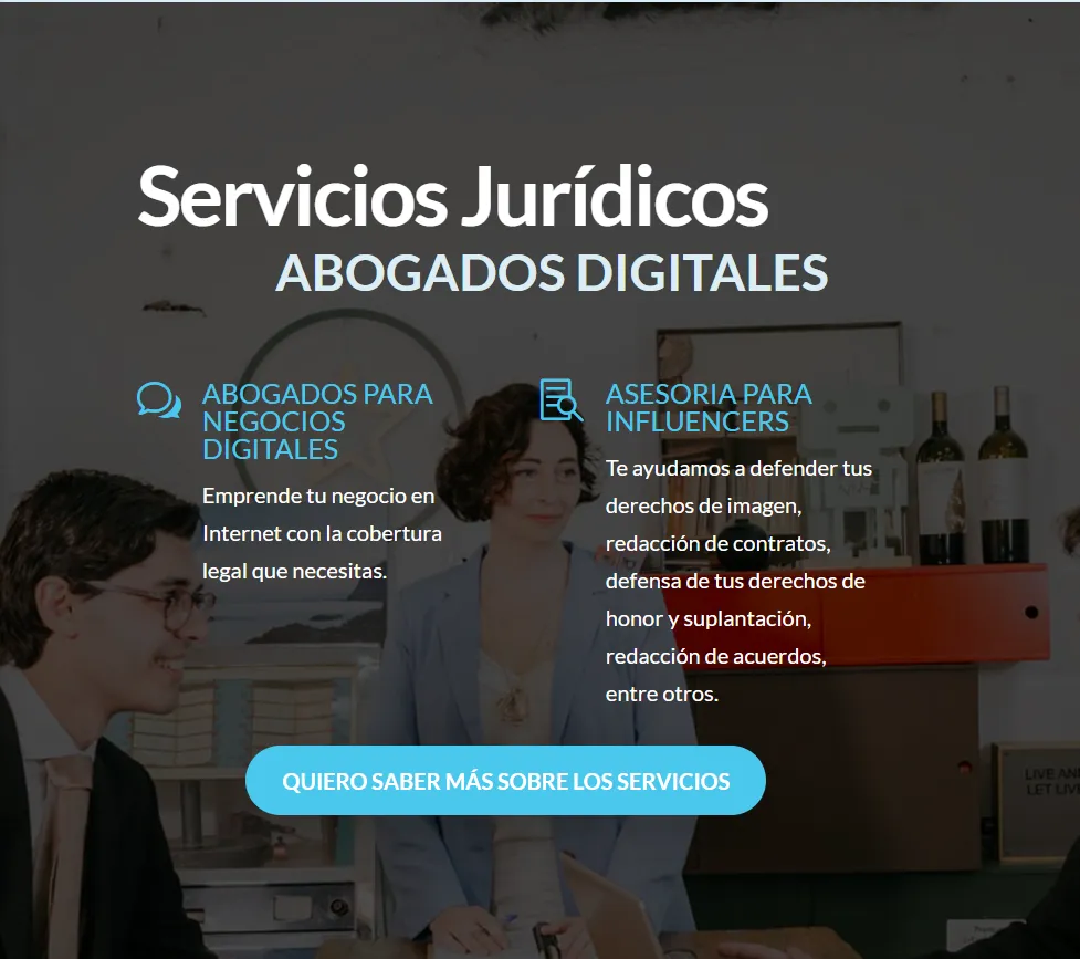 Gran Vía Abogados – Web corporativa desarrollada por Crealogic