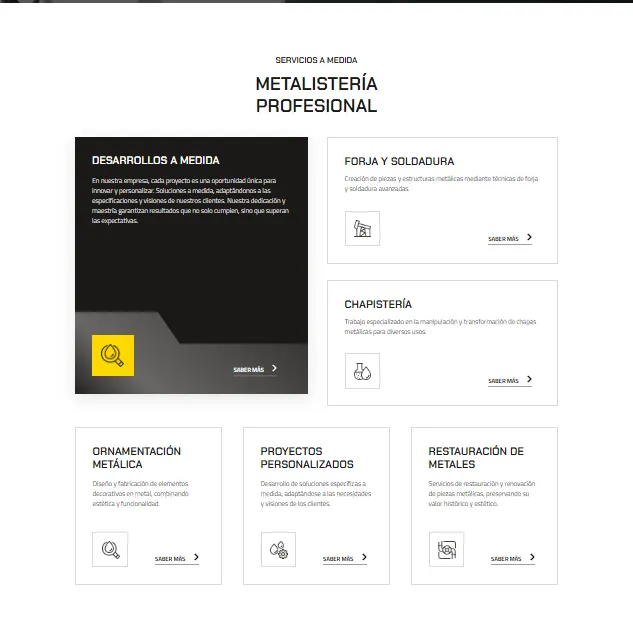AvalMetal – Diseño web WordPress con Crealogic