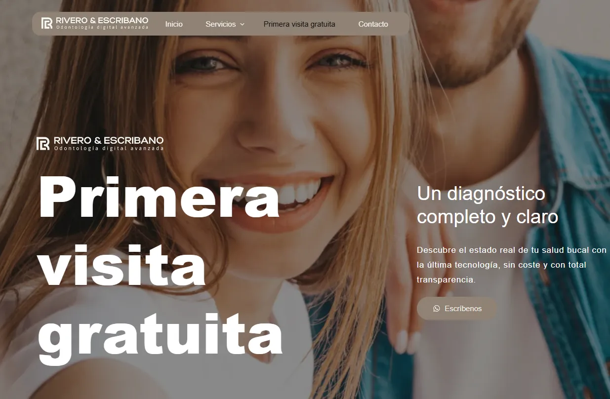 Rivero y Escribano – Web corporativa con Crealogic